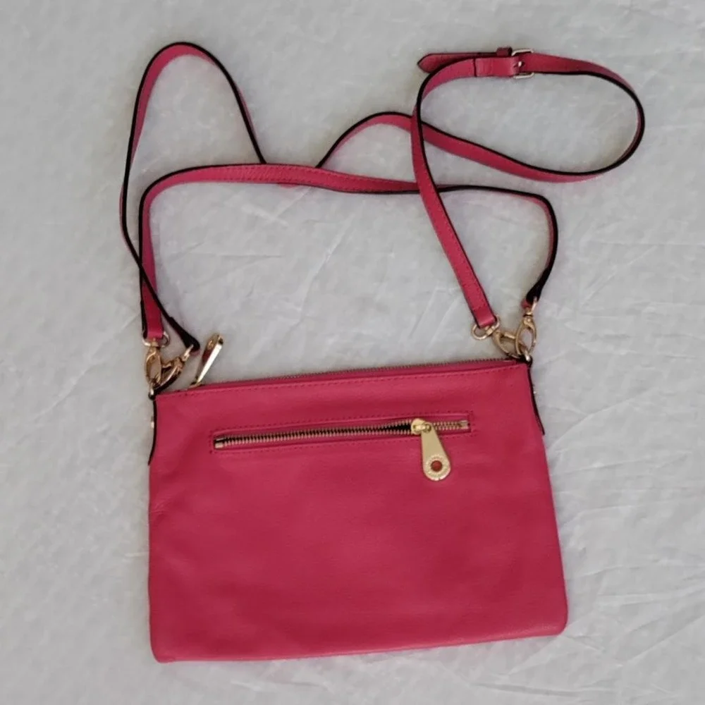 New Mulberry‎ pink leather crossbody purse
